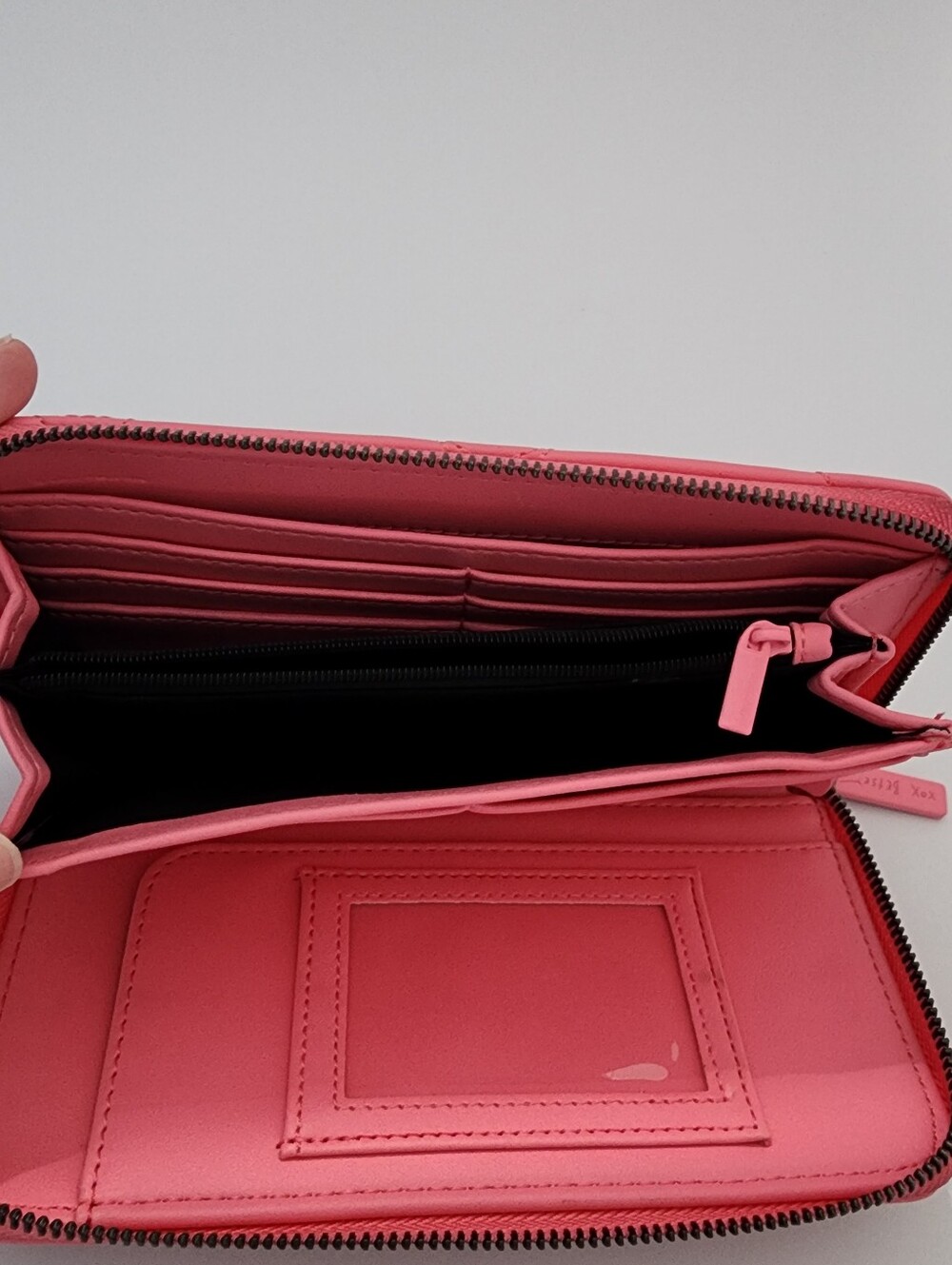 Pink Heart Rectangle Wallet - Picture 4 of 7